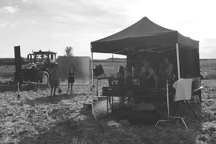 Behind the scenes of a Jekyll N' Hyde shoot
